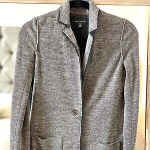 Banana Republic Long Sweater Blazer – XS Petite – Fringe Detail